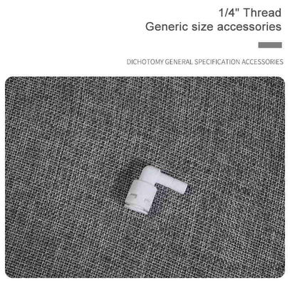 Plastic Elbow Water Filter Fittings L Pipe Quick Connector 1/4" Thread Tube