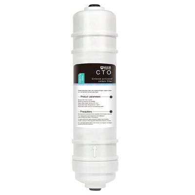CTO Sintered Activated Carbon Filter Element Cartridge Compressed Carbon Rod