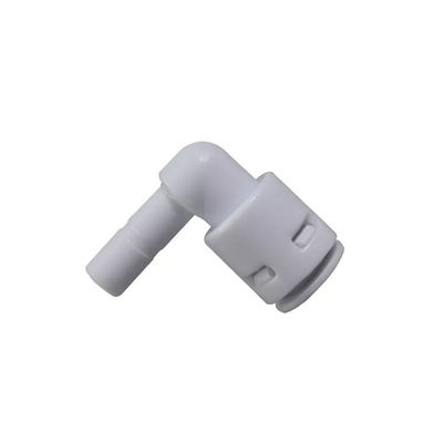 Plastic Elleboog Water Filter Fittings L Pijp Snelkoppeling 1/4 