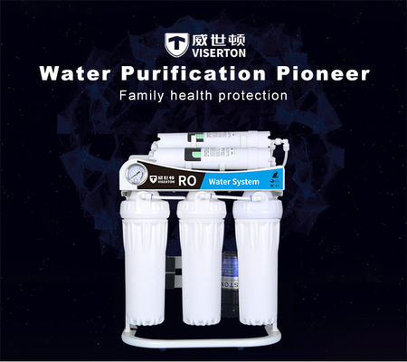 Grote Flux 7000L waterfilter voor onder de gootsteenkraan vijftraps