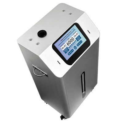 Aanraakscherm met reclame 99,99% zuiverheid Waterstof inhalatie machine 6000 ml/min